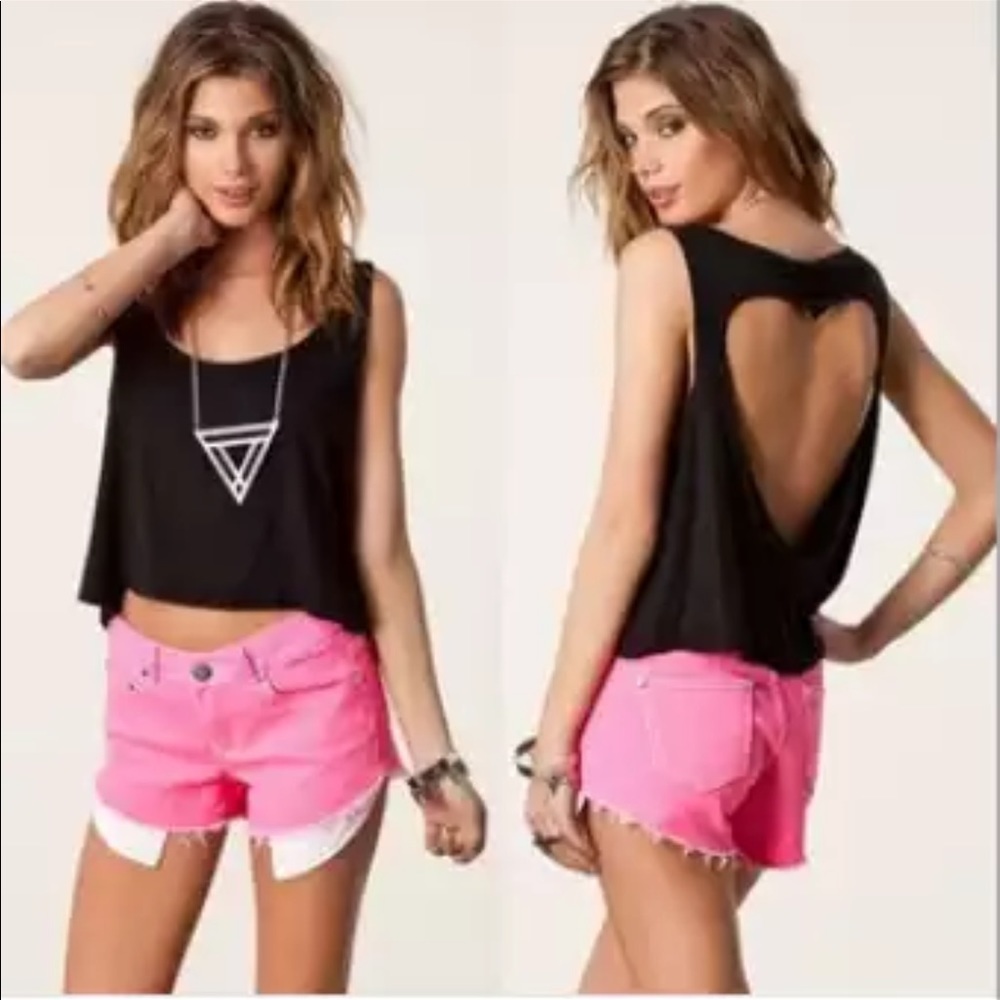 Heart cut out Tank
